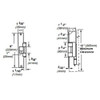 6215-FS-DS-LC-24VDC-US32 Von Duprin Electric Strike for Mortise or Cylindrical Locksets in Bright Stainless Steel Finish