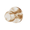 8K30NX4ASTK612 Best 8K Series Exit Heavy Duty Cylindrical Knob Locks with Round Style in Satin Bronze