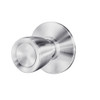 8K30Y6DSTK626 Best 8K Series Exit Heavy Duty Cylindrical Knob Locks with Tulip Style in Satin Chrome
