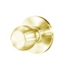 8K30Y4AS3605 Best 8K Series Exit Heavy Duty Cylindrical Knob Locks with Round Style in Bright Brass