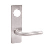 ML2024-RSN-629-LC Corbin Russwin ML2000 Series Mortise Entrance Locksets with Regis Lever in Bright Stainless Steel