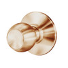 8K30M4DSTK612 Best 8K Series Communicating Heavy Duty Cylindrical Knob Locks with Round Style in Satin Bronze