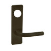 ML2075-RSN-613 Corbin Russwin ML2000 Series Mortise Entrance or Office Security Locksets with Regis Lever and Deadbolt in Oil Rubbed Bronze