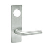 ML2075-RSN-618-M31 Corbin Russwin ML2000 Series Mortise Entrance or Office Security Trim Pack with Regis Lever and Deadbolt in Bright Nickel