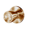 8K30Z6ASTK612 Best 8K Series Closet Heavy Duty Cylindrical Knob Locks with Tulip Style in Satin Bronze