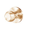 8K30Z4ASTK611 Best 8K Series Closet Heavy Duty Cylindrical Knob Locks with Round Style in Bright Bronze