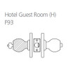 8K57H6AS3625 Best 8K Series Hotel Heavy Duty Cylindrical Knob Locks with Tulip Style in Bright Chrome