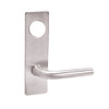ML2092-RSM-629-M31 Corbin Russwin ML2000 Series Mortise Security Institution or Utility Trim Pack with Regis Lever with Deadbolt in Bright Stainless Steel