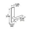 ML2050-RSP-613 Corbin Russwin ML2000 Series Mortise Half Dummy Locksets with Regis Lever in Oil Rubbed Bronze