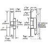 6226-24VDC-US3 Von Duprin 6226 Series Fire Rated Electric Strike for Cylindrical Locksets (Adjustable) in Bright Brass
