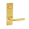 ML2068-RSP-605 Corbin Russwin ML2000 Series Mortise Privacy or Apartment Locksets with Regis Lever in Bright Brass
