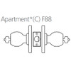 8K57C4ASTK613 Best 8K Series Apartment Heavy Duty Cylindrical Knob Locks with Round Style in Oil Rubbed Bronze