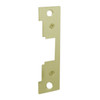 791-605 Hes 4-7/8 x 1-1/4" Faceplate in Bright Brass Finish
