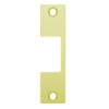 J-605 Hes 4-7/8" x 1-1/4" Faceplate in Bright Brass Finish