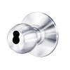 8K57S4DS3625 Best 8K Series Communicating Heavy Duty Cylindrical Knob Locks with Round Style in Bright Chrome