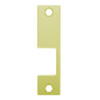 KM-605 Hes 4-7/8" x 1-1/4" Faceplate in Bright Brass Finish