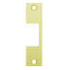 ND-605 Hes 4-7/8" x 1-1/4" Faceplate in Bright Brass Finish