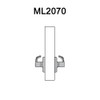 ML2070-NSR-605 Corbin Russwin ML2000 Series Mortise Full Dummy Locksets with Newport Lever in Bright Brass