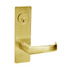 ML2059-NSR-605 Corbin Russwin ML2000 Series Mortise Security Storeroom Locksets with Newport Lever and Deadbolt in Bright Brass