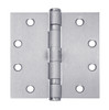 5BB1SH-4-5x4-5-652 IVES 5 Knuckle Ball Bearing Full Mortise Hinge with Security Studs in Satin Chrome Plated
