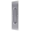7120-630 Don Jo Pull Plates with 1" Round Pulls in Satin Stainless Steel Finish