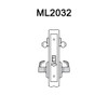 ML2032-ASR-606 Corbin Russwin ML2000 Series Mortise Institution Locksets with Armstrong Lever in Satin Brass