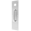 CFK7015-628 Don Jo Pull Plates with Holes in Aluminum Finish