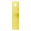 CFD70-605 Don Jo Push Plates with Holes in Bright Brass Finish