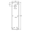 CFC71-613 Don Jo Push Plates with Holes