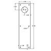 CFK71-629 Don Jo Push Plates with Holes