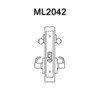 ML2042-CSR-606 Corbin Russwin ML2000 Series Mortise Entrance Locksets with Citation Lever in Satin Brass