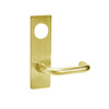 ML2056-LSR-605-M31 Corbin Russwin ML2000 Series Mortise Classroom Trim Pack with Lustra Lever in Bright Brass