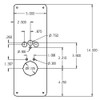 RP-18-605 Don Jo Remodeler Plate Dimensional View