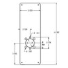 RP-14-2-630 Don Jo Remodeler Plate Dimensional View