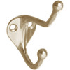 300-619 Don Jo Coat Hook in Clear Satin Nickel Finish