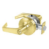 ALX40-SAT-606 Schlage Saturn Cylindrical Lock in Satin Brass