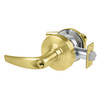 ALX80PD-ATH-606 Schlage Athens Cylindrical Lock in Satin Brass