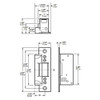 7240-319-630 Adams Rite Electric Strike Dimensional View