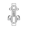 ML2092-LWP-630-CL6 Corbin Russwin ML2000 Series IC 6-Pin Less Core Mortise Security Institution or Utility Locksets with Lustra Lever with Deadbolt in Satin Stainless
