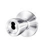 8K57RZ6DSTK625 Best 8K Series Closet or Storeroom Heavy Duty Cylindrical Knob Locks with Tulip Style in Bright Chrome