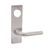 ML2082-RWM-630-CL7 Corbin Russwin ML2000 Series IC 7-Pin Less Core Mortise Dormitory or Exit Locksets with Regis Lever with Deadbolt in Satin Stainless