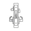 ML2029-RWP-629-CL6 Corbin Russwin ML2000 Series IC 6-Pin Less Core Mortise Hotel Locksets with Regis Lever and Deadbolt in Bright Stainless Steel