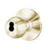 8K57YD4DS3606 Best 8K Series Exit Heavy Duty Cylindrical Knob Locks with Round Style in Satin Brass