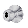 8K37YD4DSTK626 Best 8K Series Exit Heavy Duty Cylindrical Knob Locks with Round Style in Satin Chrome