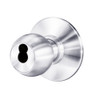 8K37YD4DSTK625 Best 8K Series Exit Heavy Duty Cylindrical Knob Locks with Round Style in Bright Chrome