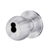 8K37YD4CS3626 Best 8K Series Exit Heavy Duty Cylindrical Knob Locks with Round Style in Satin Chrome
