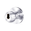 8K37YR4AS3625 Best 8K Series Exit Heavy Duty Cylindrical Knob Locks with Round Style in Bright Chrome