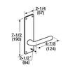 ML2070-RWN-618 Corbin Russwin ML2000 Series Mortise Full Dummy Locksets with Regis Lever in Bright Nickel