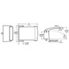 4591-14-00-313 Adams Rite Deadlatch Paddle Dimensional View