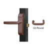 4600-02-522-US10B Adams Rite Heavy Duty Round Deadlatch Handles in Oil Rubbed Bronze Finish